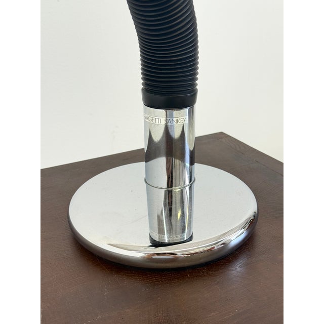 Black Elbow Table Lamp by Bellini for Targetti Sankey, 1970s For Sale - Image 8 of 9
