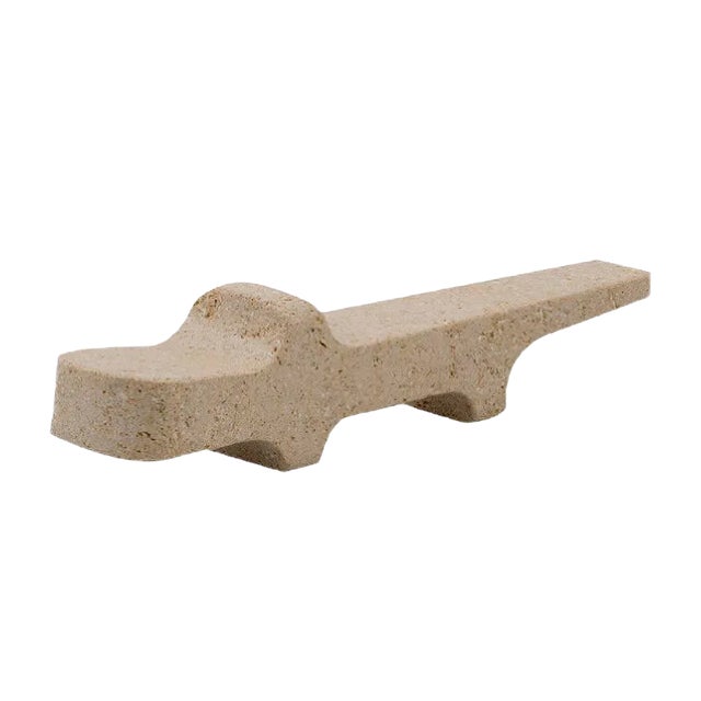 Safari Crocodile Figurine by Matteo Ragni for Pietre di Monitillo For Sale