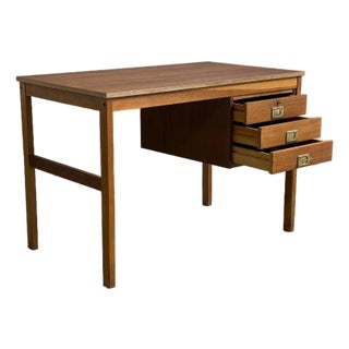 Vintage Danish Modern Teak Writing Desk / Vanity Table, Denmark, 1960s. For Sale