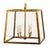 Contemporary 16" Box Pendant With Seeded Glass by Lowcountry Originals For Sale - Image 3 of 3