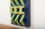 Blue Wooden Wall Relief with Beams Painted Blue & Geometric Central Parts Painted Green/Yellow, 1950s For Sale - Image 8 of 14