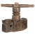 Antique Indian Wooden Hand Noodle Grinder with Carved Ram and Vice Press For Sale - Image 10 of 10