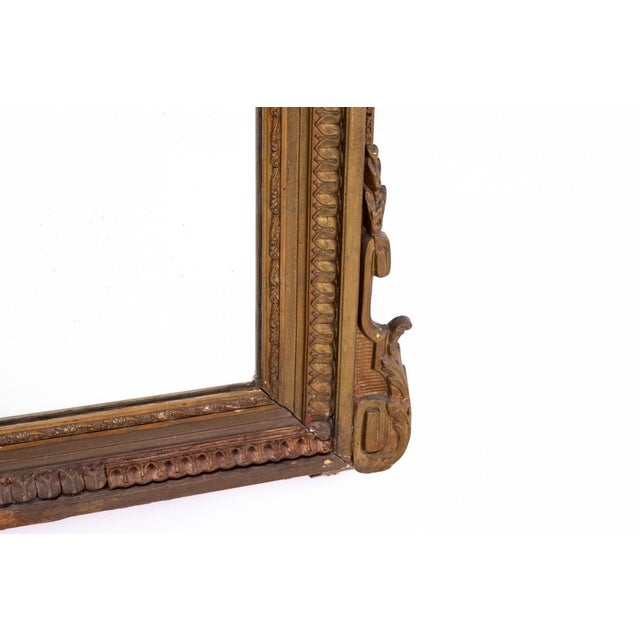 Large Mirror in Gold Frame, France For Sale - Image 4 of 5