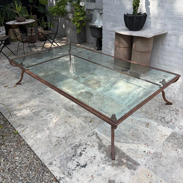 Modern Late 20th Century Modernist Bronze Coffee Table For Sale - Image 3 of 18