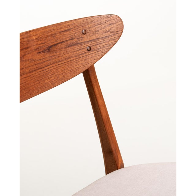 Brown Vintage Danish Monaco Chairs from Farstrup Møbler, 1960s, Set of 4 For Sale - Image 8 of 12