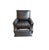 Pottery Barn James Square Arm Leather Manual Recliner For Sale - Image 9 of 9