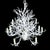 Vintage Faux Coral Large Chandelier For Sale - Image 4 of 5