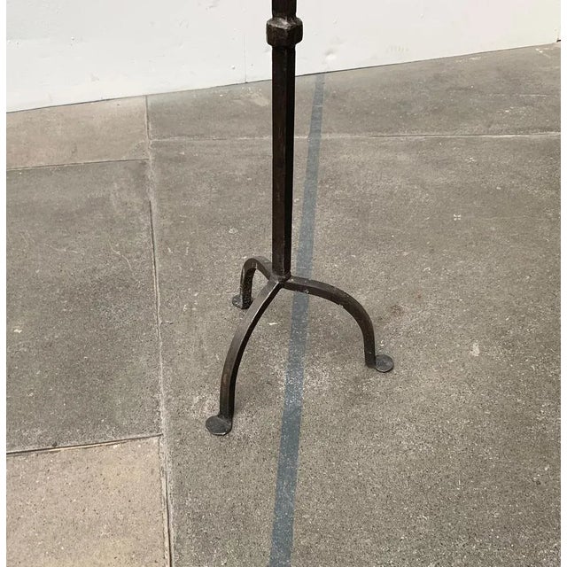 Brutalist Wrought Iron Candleholder For Sale - Image 4 of 18