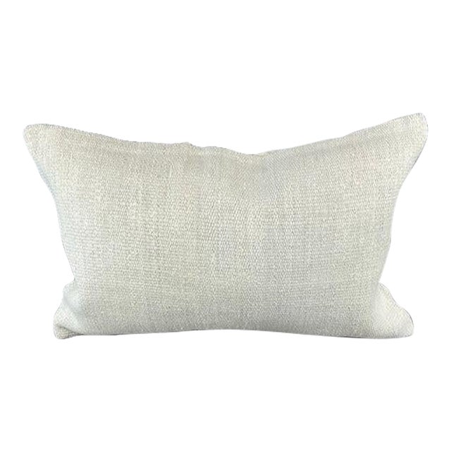 16 x 24 Hemp Pillow Turkish Cushion Natural White Pillow Cushion Cover For Sale
