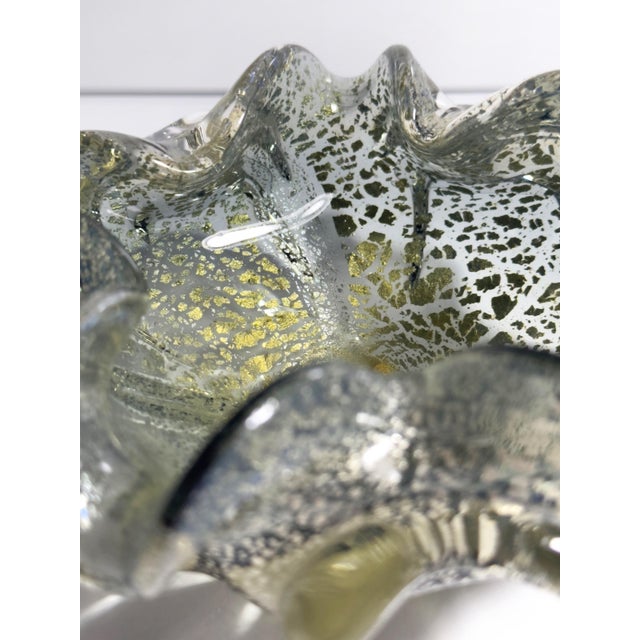 Silver Leaf Particles Ashtray from Barovier & Toso, 1970s For Sale - Image 6 of 7