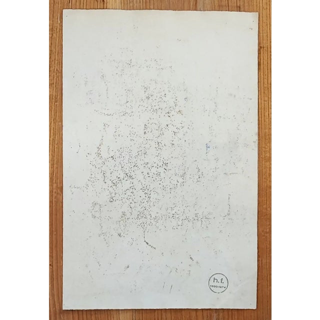 Henri Fehr, Préparation d'affiche: Fête des fleurs, Genève, Pencil & Pastel on Paper For Sale - Image 10 of 11