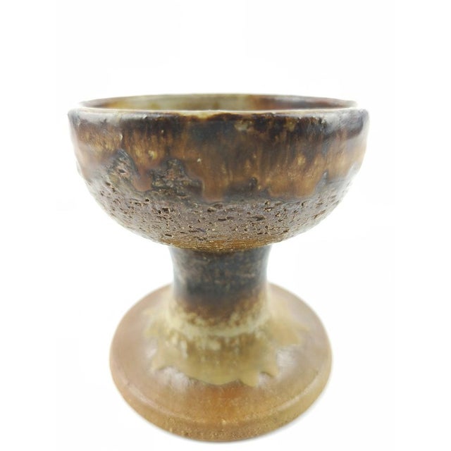 1970s Mid-Century Danish Ceramic Candleholder from Axella, 1970s For Sale - Image 5 of 8