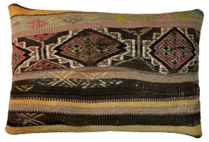 Vintage Turkish Handmade Cushion Cover, 1970s