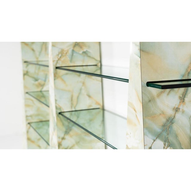 1970s Mid-Century Modern Shelf in Stone and Glass, 1970s For Sale - Image 5 of 18