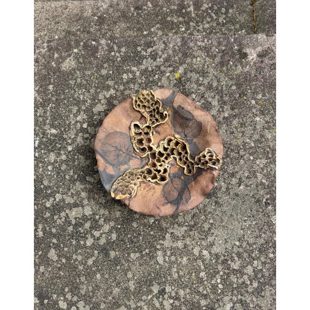 Large Danish Brutalist Stoneware Bowl by Bodil Marie Nielsen, 1970s For Sale - Image 5 of 8