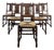 Oak Chairs in the style of Dudouyt, Set of 6 For Sale