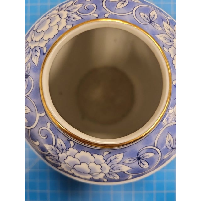 Tiffany and Co. Vintage Tiffany & Co Floral Design Porcelain Japan Vase For Sale - Image 4 of 6