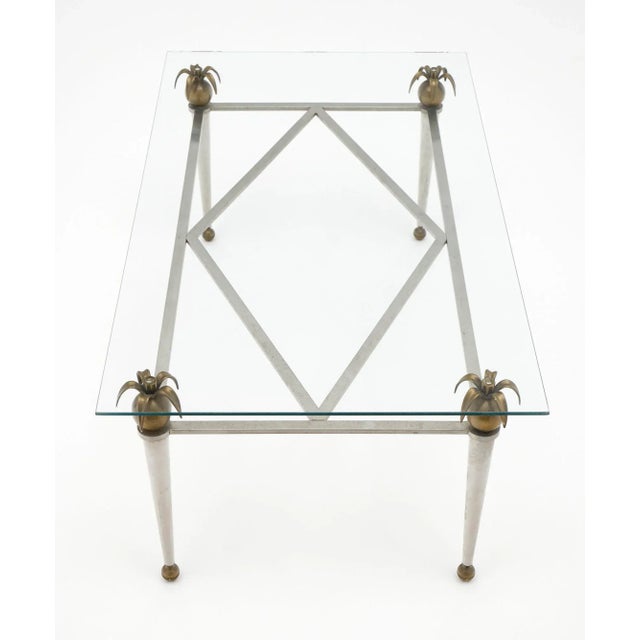 Metal French “Raphael” Palms Coffee Table For Sale - Image 7 of 10