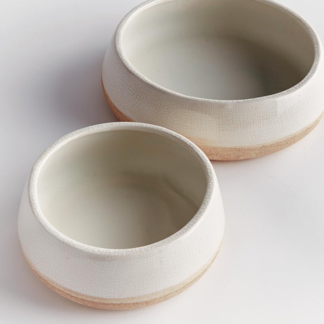 Contemporary Leona Decorative Bowls, Set Of 2 For Sale - Image 3 of 4