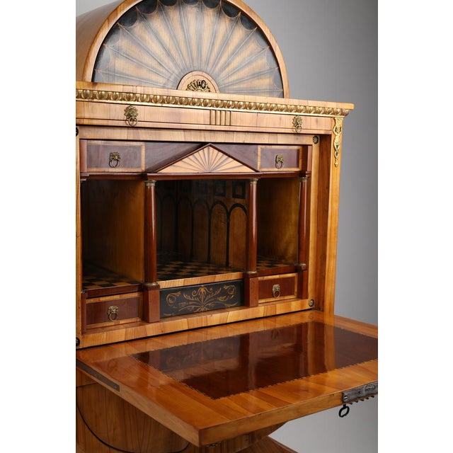 Lyra Cherry Tree Secretary, Vienna, 1815 For Sale - Image 9 of 18