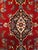 Vintage Persian Kashan Rug, Hand-Knotted Wool, Floral Pattern, Red & Navy, 4x6 For Sale - Image 12 of 17