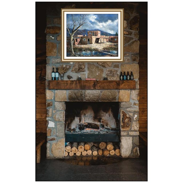 Message us to inquire about custom framing options! (Included for free with every purchase) The artwork here, "Across the...
