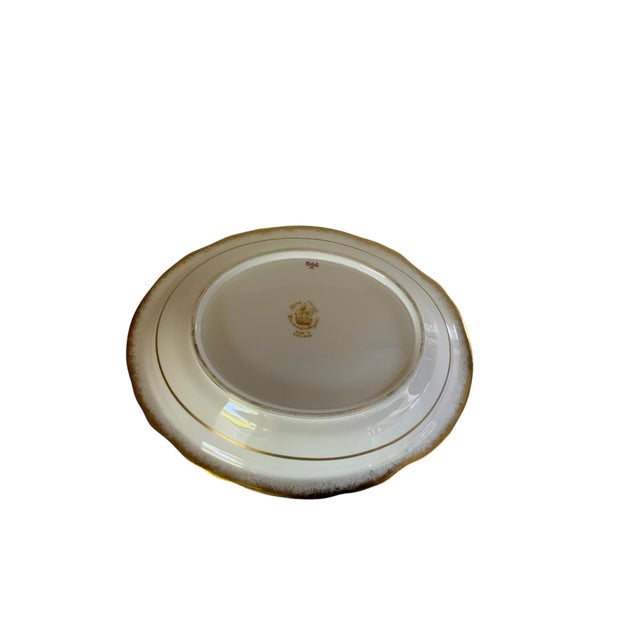Vintage Hammersley "Queen Anne" Bone China Oval Vegetable Serving Bowl England 1940s-1950s For Sale In Palm Springs - Image 6 of 7