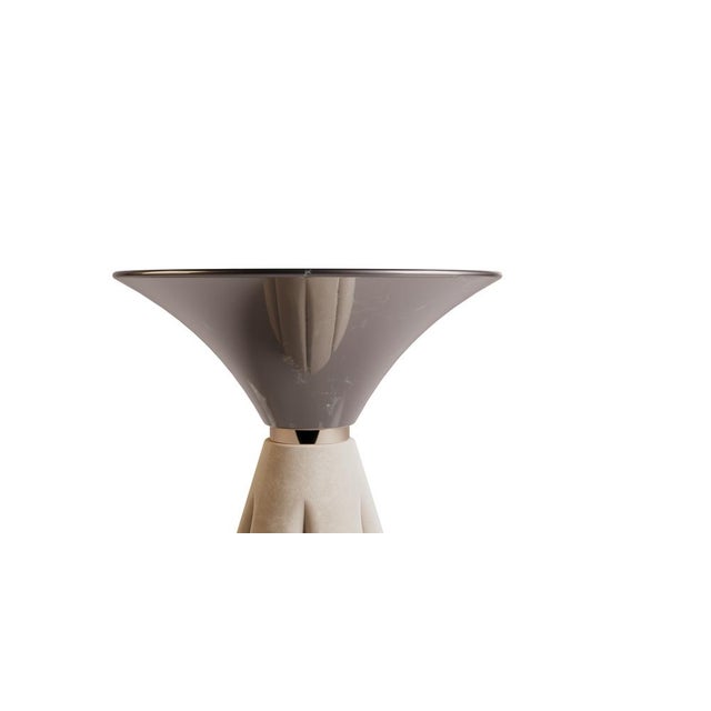 Contemporary Coco Side Table from Alma De Luce For Sale - Image 3 of 9