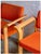Mid-Century Modern Orange Stacking Armchairs by Rud Thygesen & Johnny Sørensen for Magnus Olesen, Denmark, 1970s, Set of 2 For Sale - Image 12 of 18