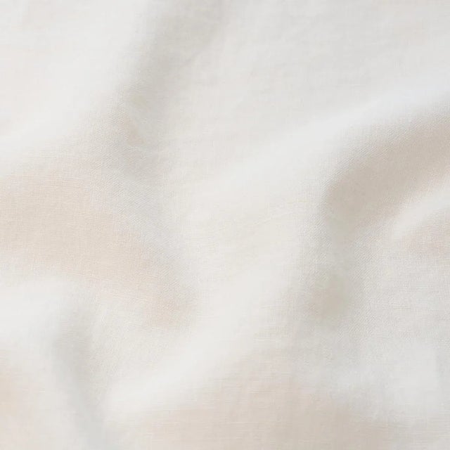 Contemporary Schumacher Leslie Stonewashed Sheer Fabric In Ivory For Sale - Image 3 of 3