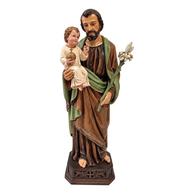 Saint Joseph With the Christ Child For Sale