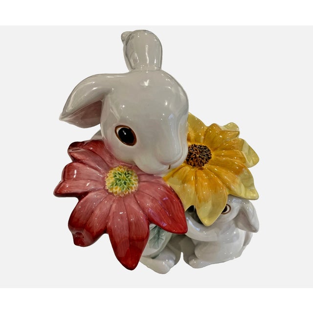 A charming and whimsical statement piece from one of America's most beloved names in decorative ceramics, this retired...