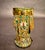 Moser Glassworks Moser Antique Bohemian Art Nouveau Enameled & Gilded Glass Insect Cabinet Vase For Sale - Image 4 of 11
