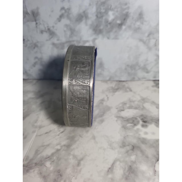 Metal Vintage Norwegian Ceremonial Bowl 1960s For Sale - Image 7 of 10