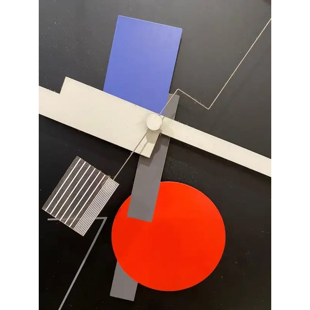 1980s 1984 Postmodern Art Time Wall Clock designed by Nicolai Canetti For Sale - Image 5 of 7