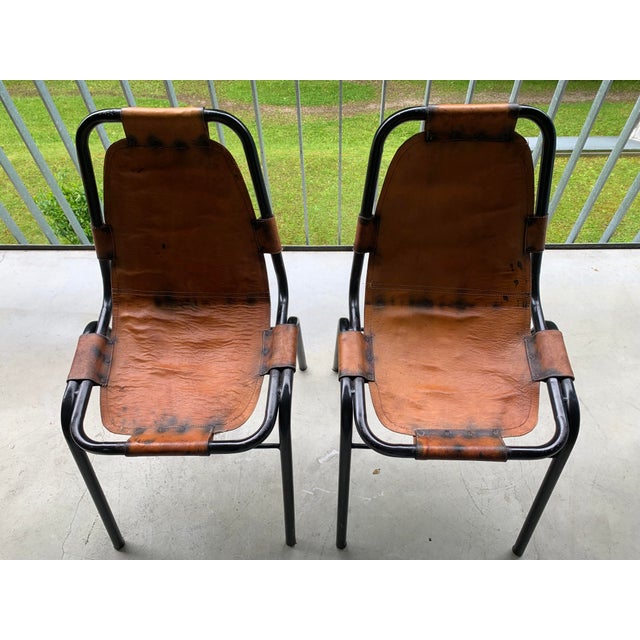 Chairs by Charlotte Perriand for Les Arcs, 1970s, Set of 2, in Good conditions. Designed 1970 to 1979 I have official...