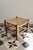 Wood Vintage Low Stool in Wood and Straw, 1970s For Sale - Image 7 of 7