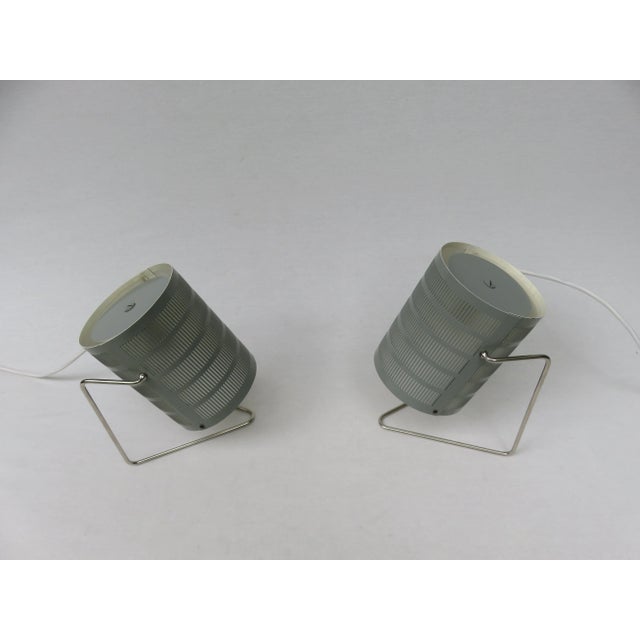 Mid-Century Nickel-Plated Tables Lamps, 1960s, Set of 2 For Sale - Image 4 of 18