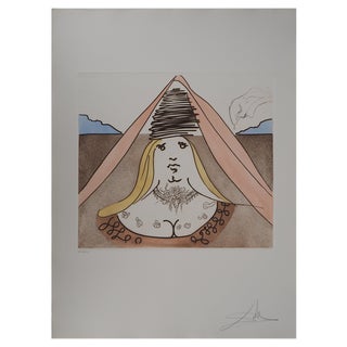 Salvador Dali, Don Quixote, Dulcinea, Original Engraving For Sale