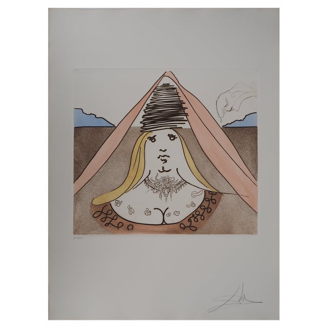 Salvador Dali, Don Quixote, Dulcinea, Original Engraving For Sale