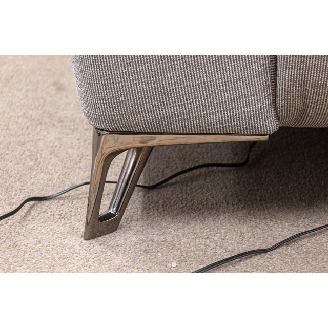 2010s Sacha Lakic for Roche Bobois Satellite 3 Contemporary Three-Seat Sofa With Electric Recline For Sale - Image 5 of 11