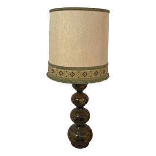 Mid-Century Ceramic Floral Bubble Lamp from Kaiser Idell / Kaiser Leuchten, 1970s For Sale