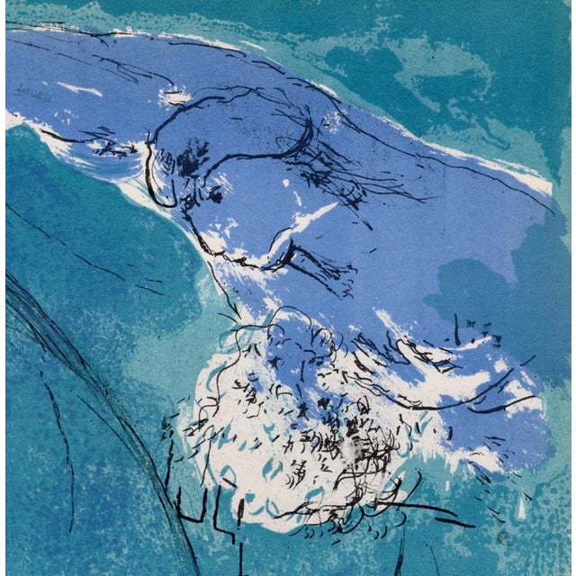 Marc Chagall, Nude, Place De La Concorde / The Eiffel Tower, 1953, Lithograph For Sale - Image 4 of 8