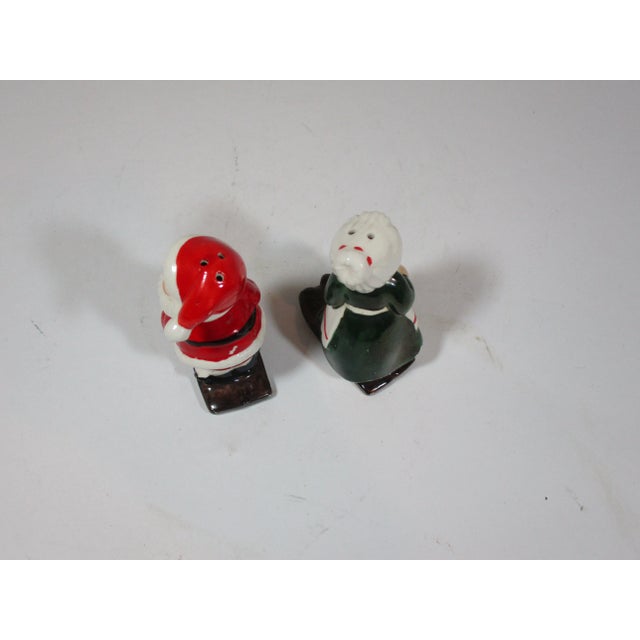 1960s 1960s Santa and Mrs. Claus Salt and Pepper Shakers - a Pair For Sale - Image 5 of 9