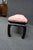 Asian Style Upholstered Window Bench With Black Lacquer Base For Sale - Image 9 of 13