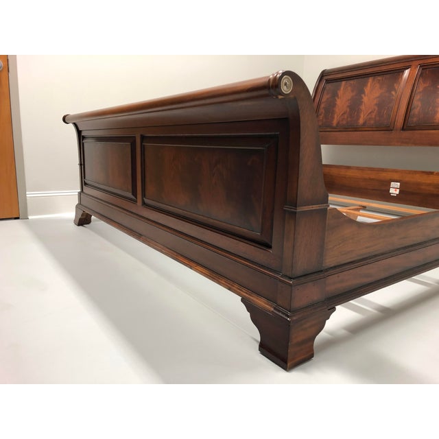 Ethan Allen Newport Somerset California King Mahogany Sleigh Bed Chairish