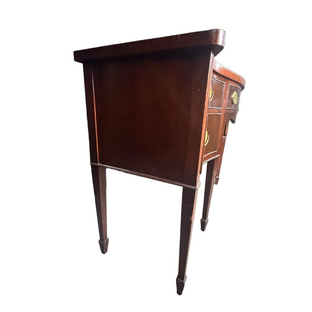 Vintage Federal Hepplewhite Style Credenza Sideboard Buffet, C. 1900s For Sale In Miami - Image 6 of 15