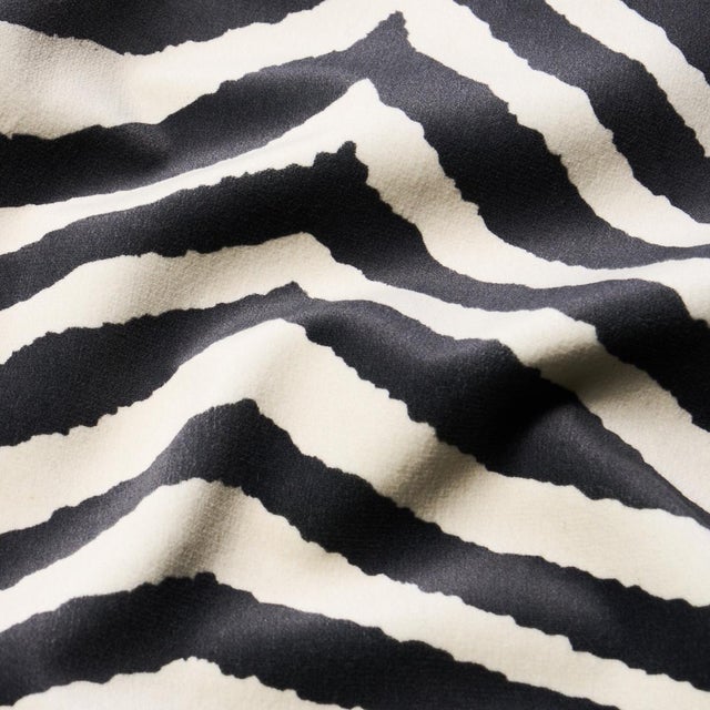 2020s SAMPLE - Schumacher Blixen Velvet Fabric In Graphite For Sale - Image 5 of 5