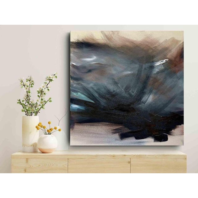 Early 21st Century Meriem Delacroix, Asthenia Abstract, 2010s, Mixed Media on Canvas For Sale - Image 5 of 6