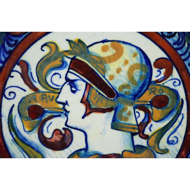 Vintage Ceramic Plates, 1920s, Set of 2 For Sale - Image 9 of 18